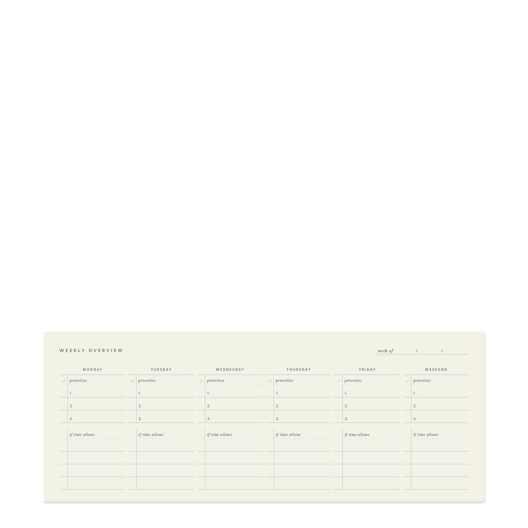 Ramona & Ruth : Weekly Keyboard Planner Deskpad