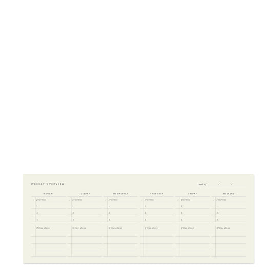 Ramona & Ruth : Weekly Keyboard Planner Deskpad