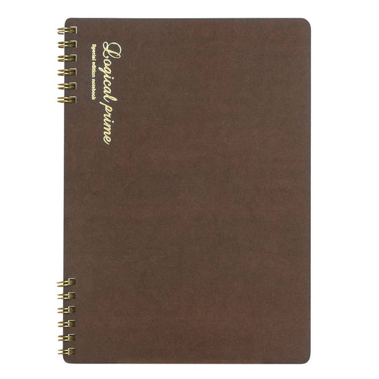 Logical Prime W Ring Smooth paper Notebook B5 size: Gray(Grid)