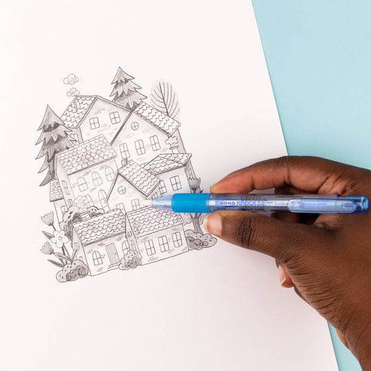 Tombow : MONO Knock Eraser : Blue