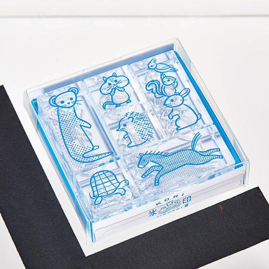 KING JIM : KORI JIRUSHI  Crystal Clarity : 6 Set Box