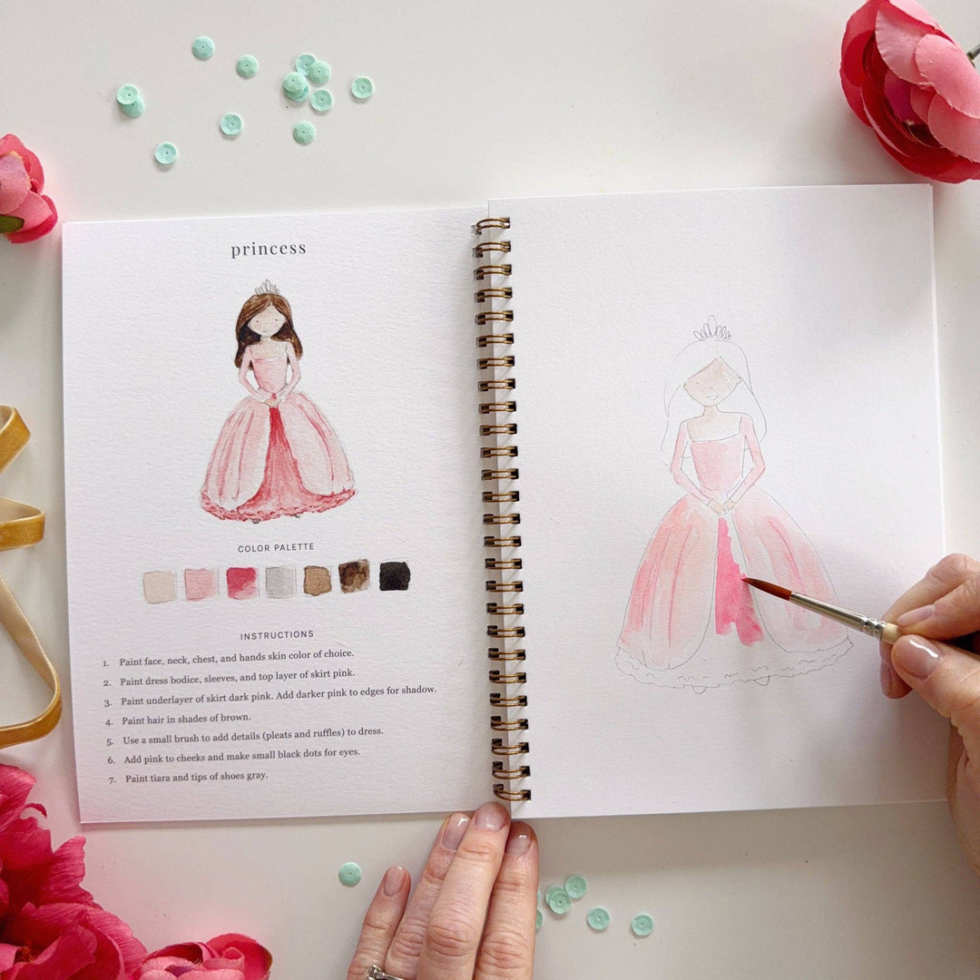 Emily Lex :  Fairytale watercolour workbook