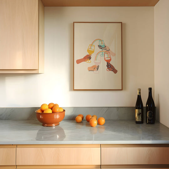 Artbaby : Happy Hour Bar Wall Art Print