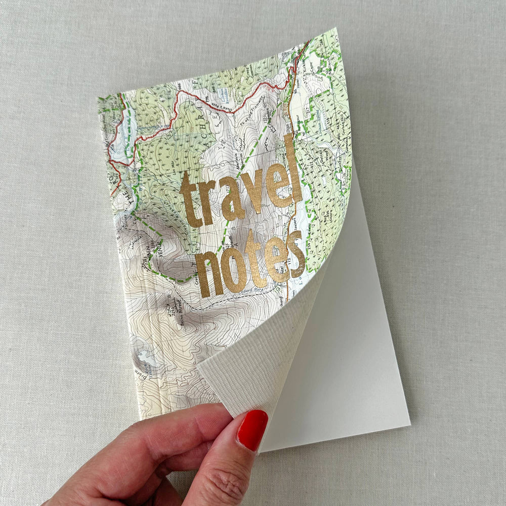 Sukie : Travel Notes Book Vintage Map Cover