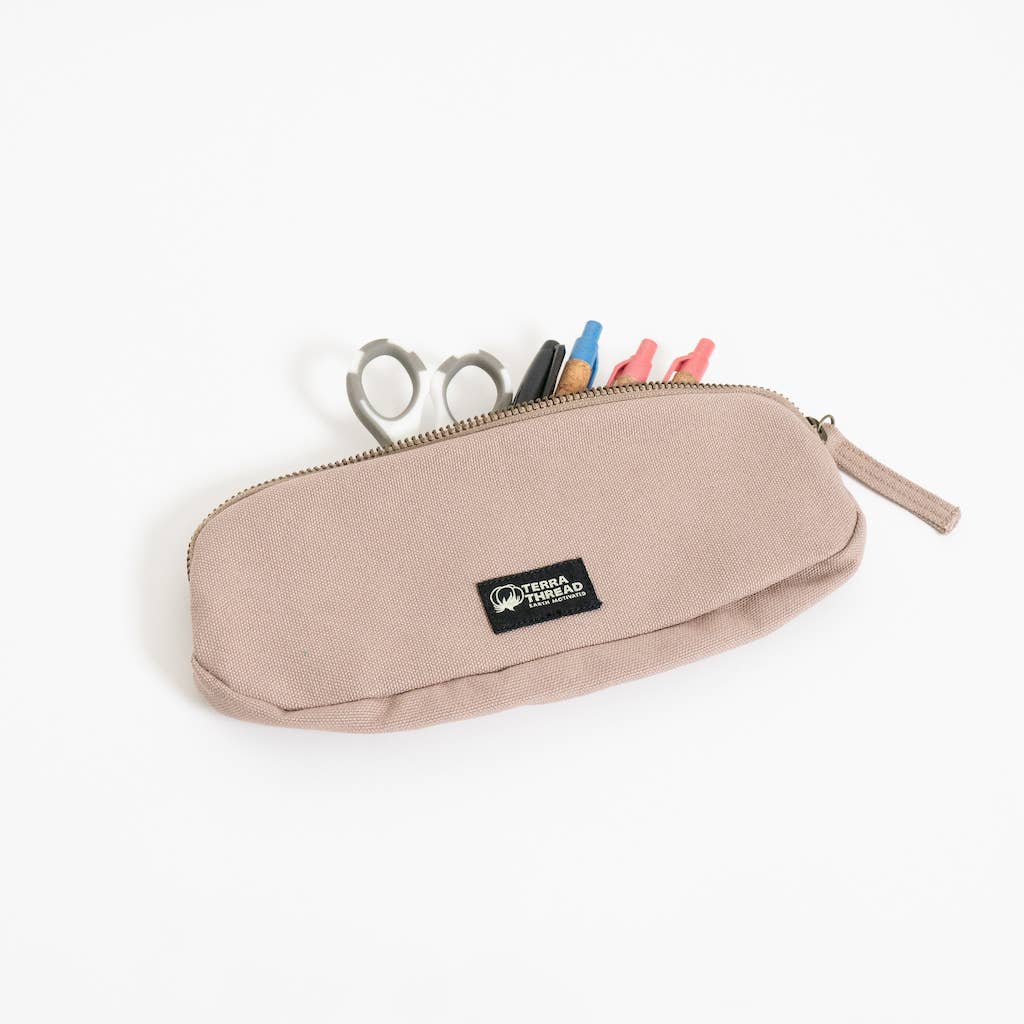 Terra Thread : Organic Cotton Pencil Case