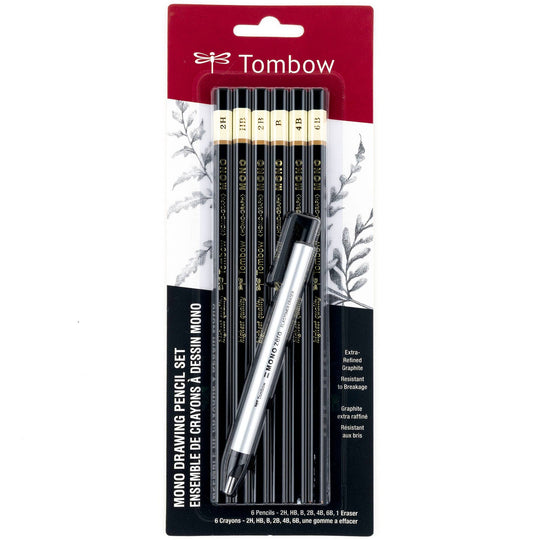 Tombow : MONO Drawing Pencil Set - Combo Pack