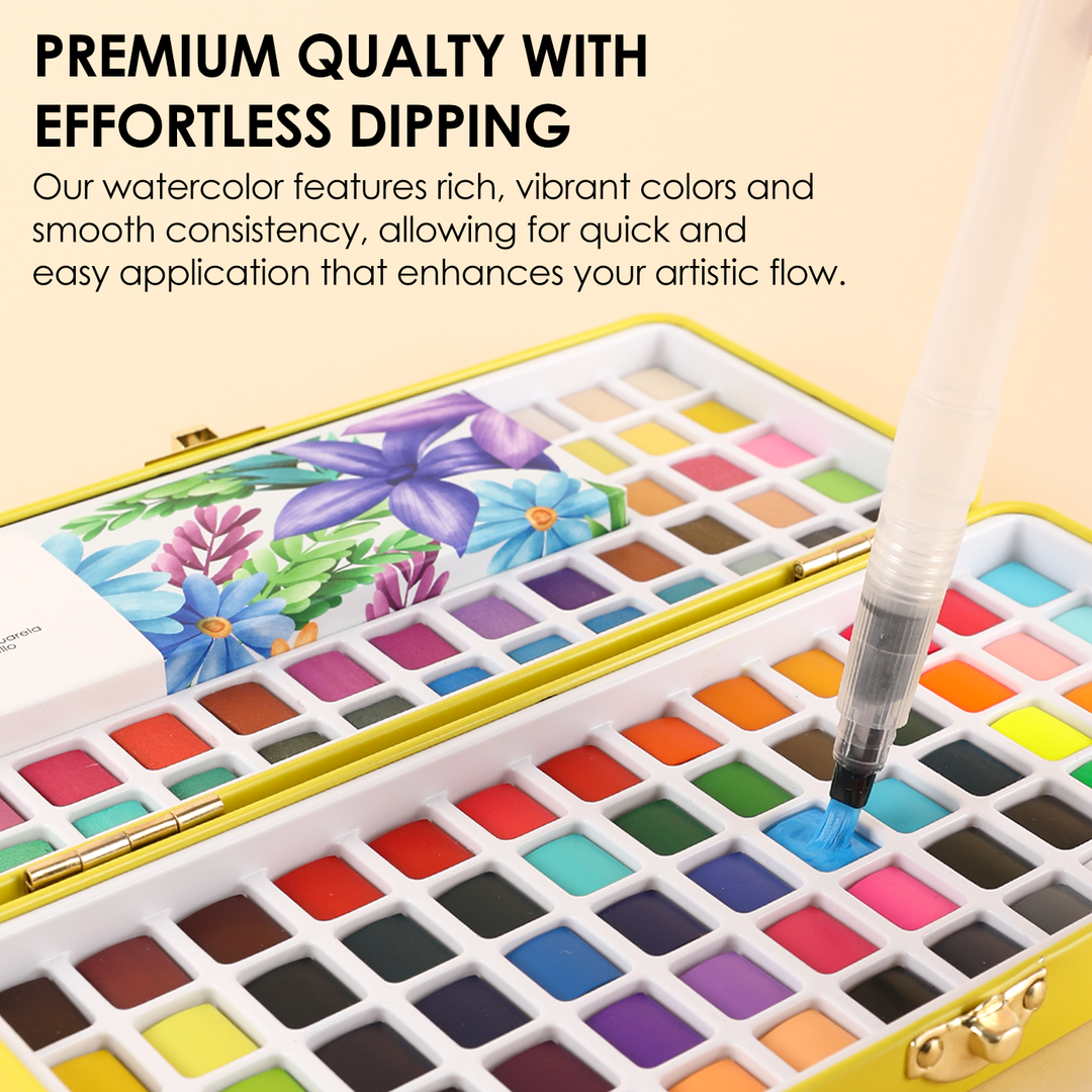 Grabie : All-In-One Premium Watercolour Set of 100