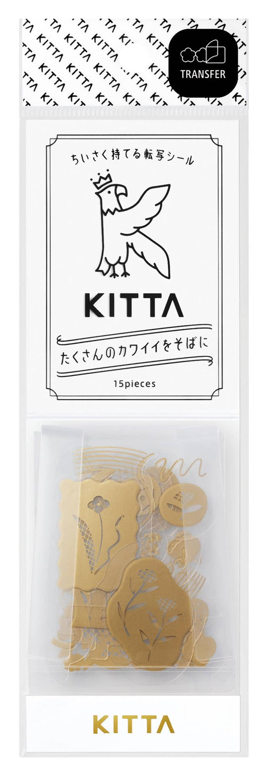 KING JIM : KITTA Portable Washi Decorative Tape : GOLD Foil