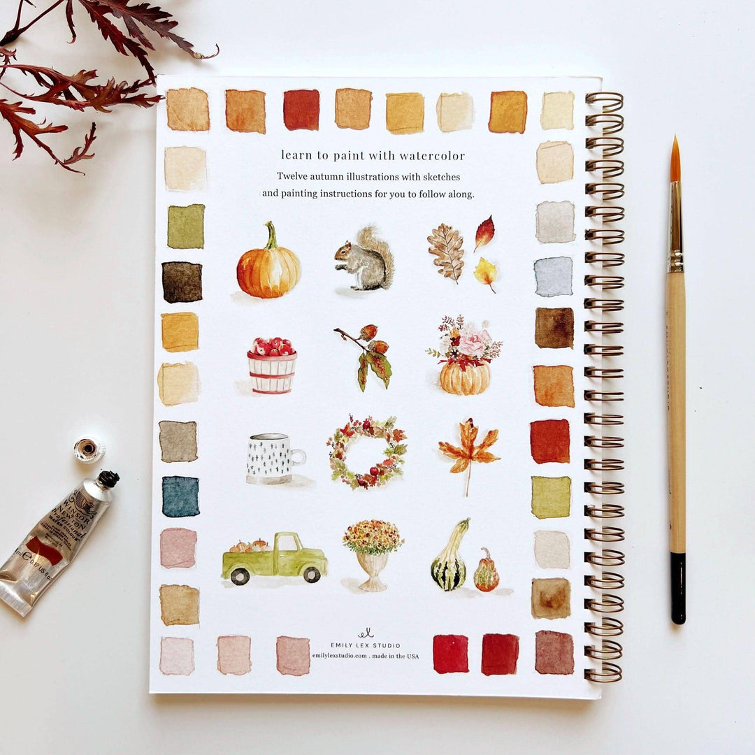 Emily Lex : Autumn Watercolor Workbook
