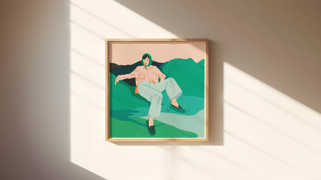 Artbaby : Mountain Woman Art Print