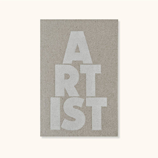 Sukie : Artist Typography Notebook With Assorted Pages (White Ink)
