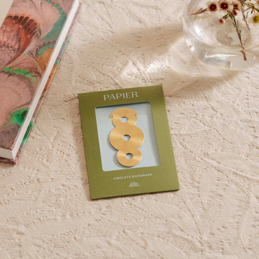Papier : Brass Bookmark : Circlets