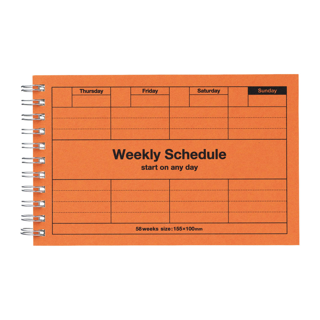 Mark's : Pocket Size Weekly Planner Undated 58 Weeks Dayfree