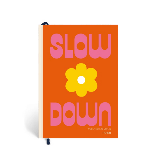 Papier :  Wellness Journal : Hardcover : Slow Down : A5