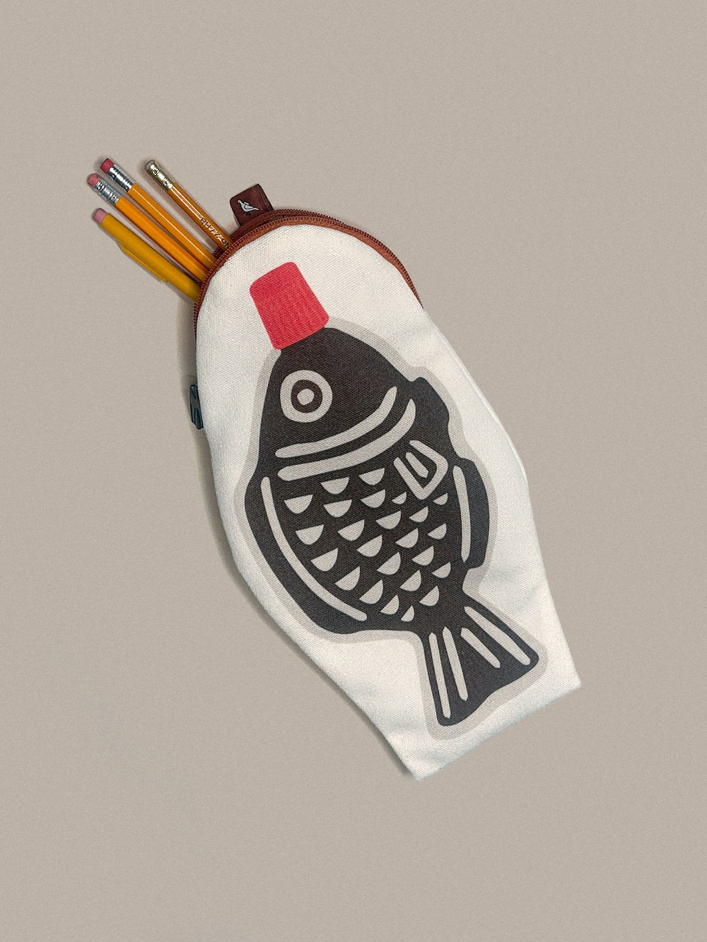 Maivan Goodies Co. : Soy Fish Canvas Zipper Pouch/Pencil Case