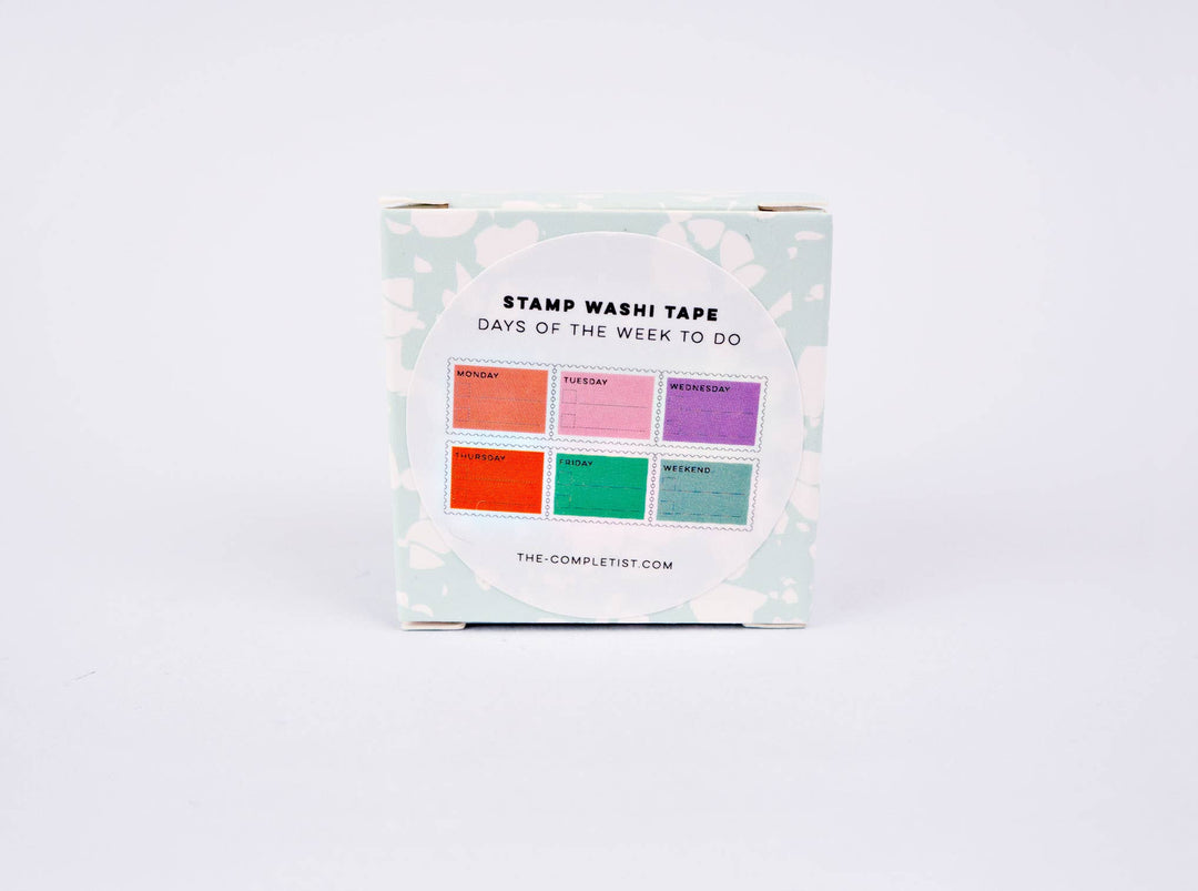 The Completist : Pastel Days of the Week Stamp Washi Tape