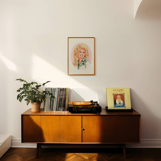 Artbaby : Dolly Parton Portrait Art Print