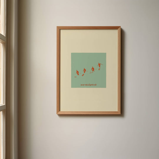 Artbaby : Apres Ski Art Print