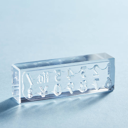 KING JIM : KORI JIRUSHI  Crystal Clarity Stamp : Long size