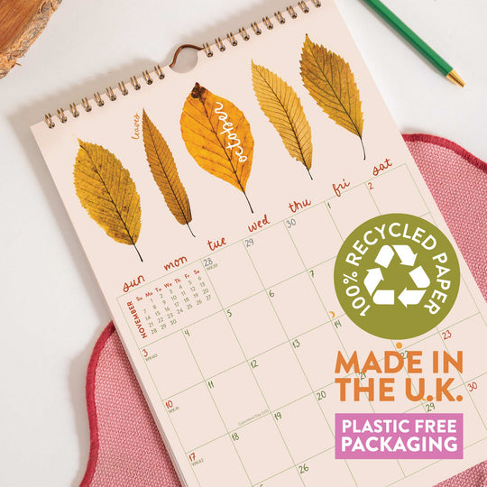 2027 Calendar | Garden Botanicals | A4 | Sunday Start