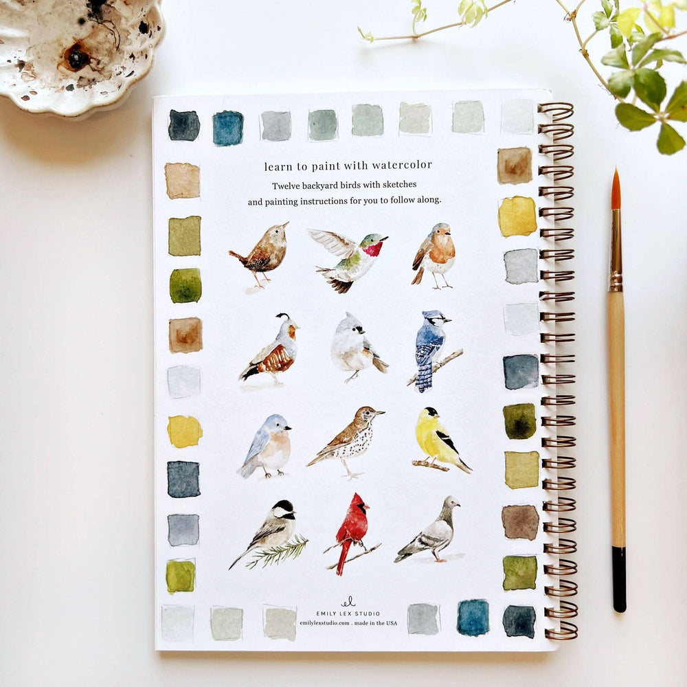Emily Lex : Birds watercolour workbook