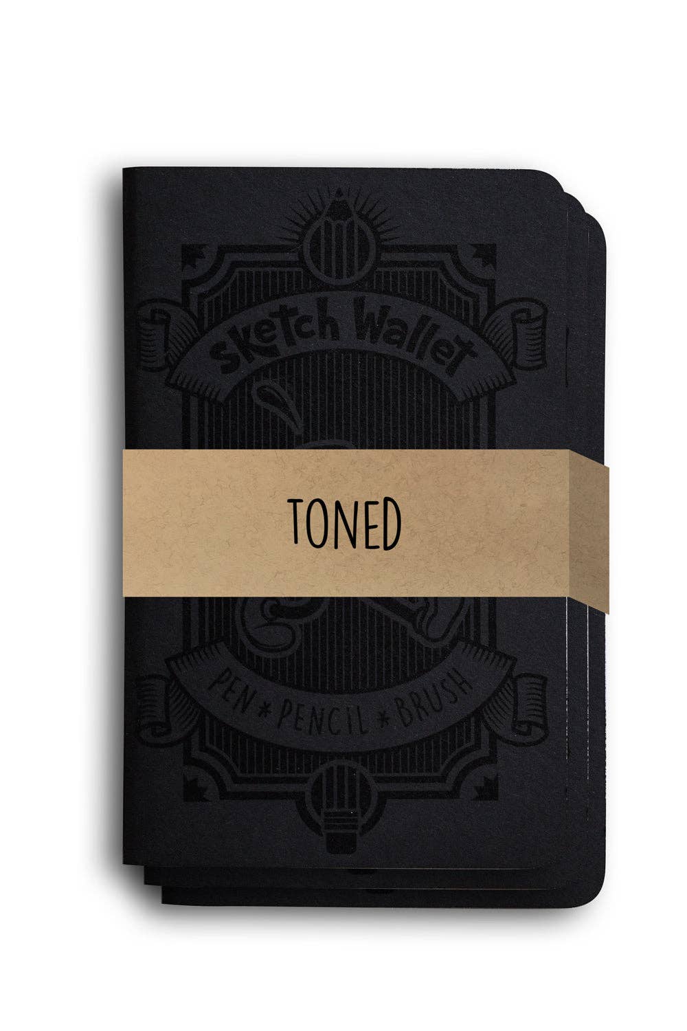 Inky's : Large Toned Tan Paper Sketchbooks - 3 Pack