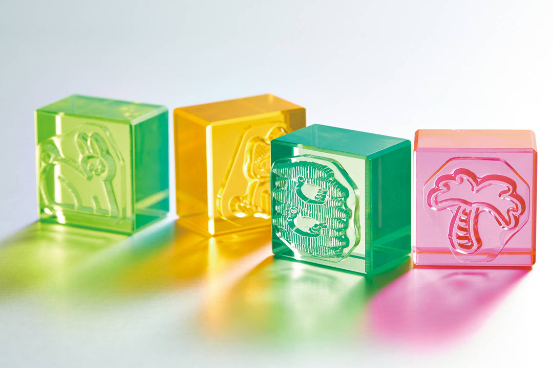 KING JIM : KORI JIRUSHI Color Acrylic Stamp : 3pcs Set