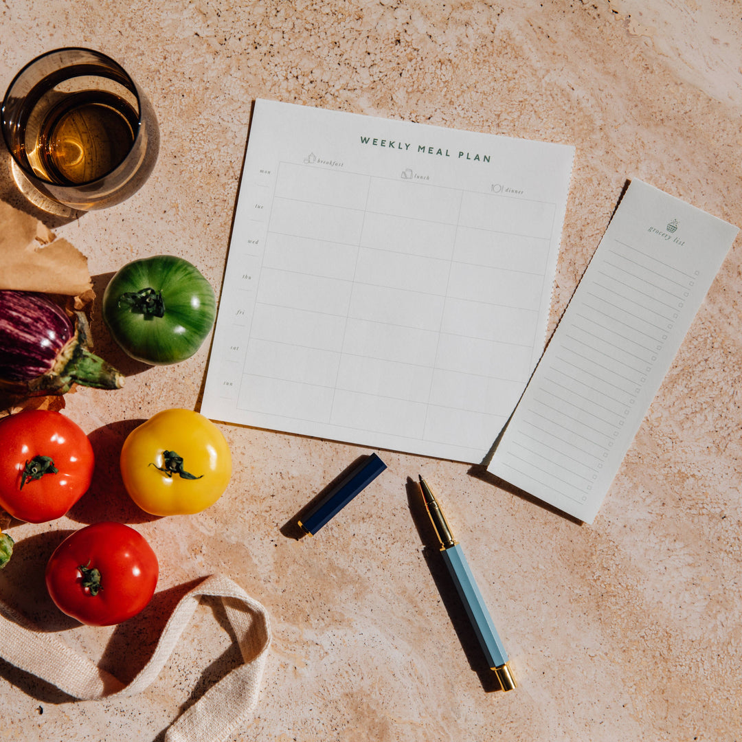 Papier : Tablecloth : Weekly Meal Planner & Grocery List