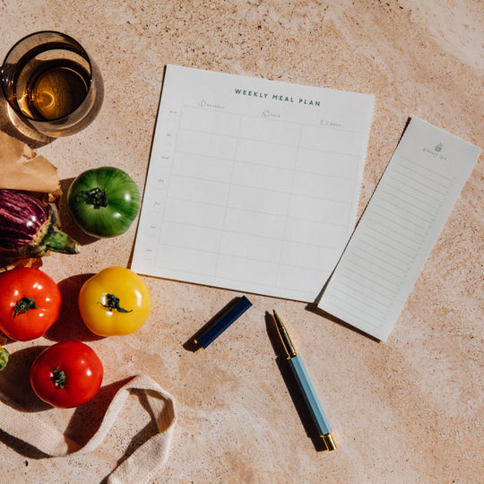 Papier : Tablecloth : Weekly Meal Planner & Grocery List