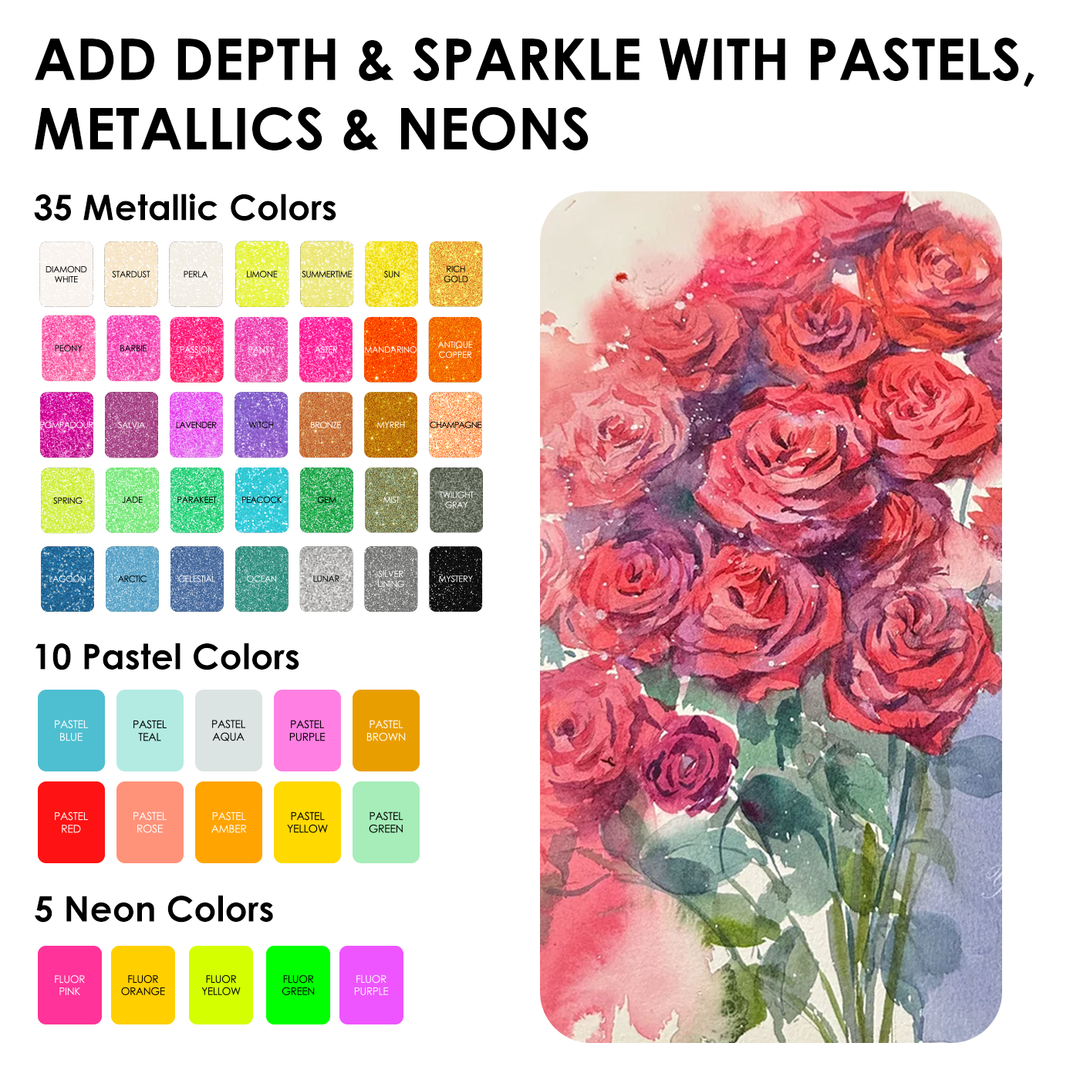 Grabie : All-In-One Premium Watercolour Set of 100