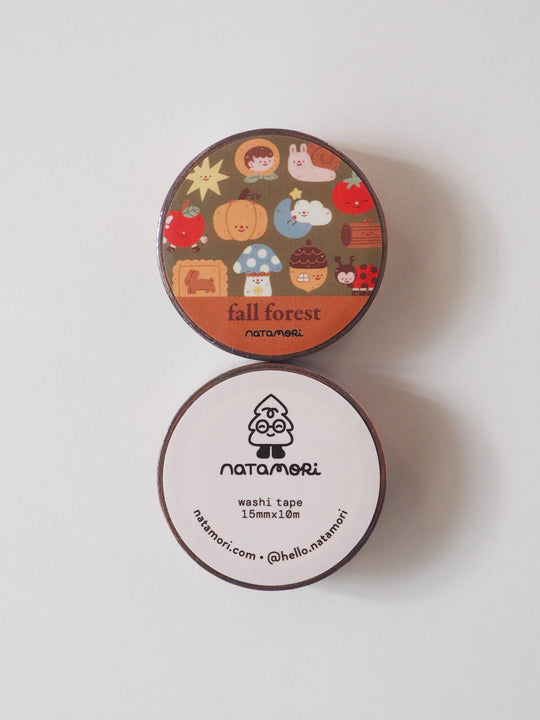 Natamori : Fall forest • washi tape