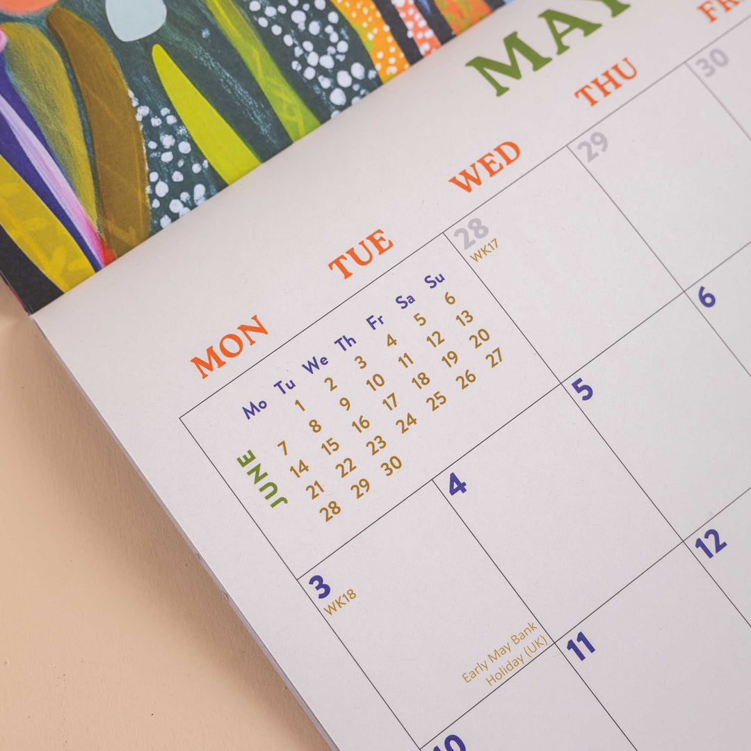 2027 Wall Calendar | Folk Art Plantscapes
