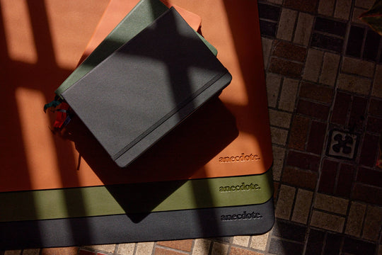 Anecdote : The Daily Planner - Hardcover with Library Buckram Cover