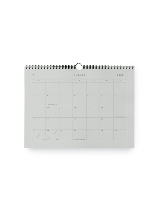 Appointed : 26-27 Studio Wall Calendar