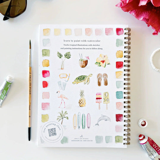 Emily Lex : Tropical watercolour workbook