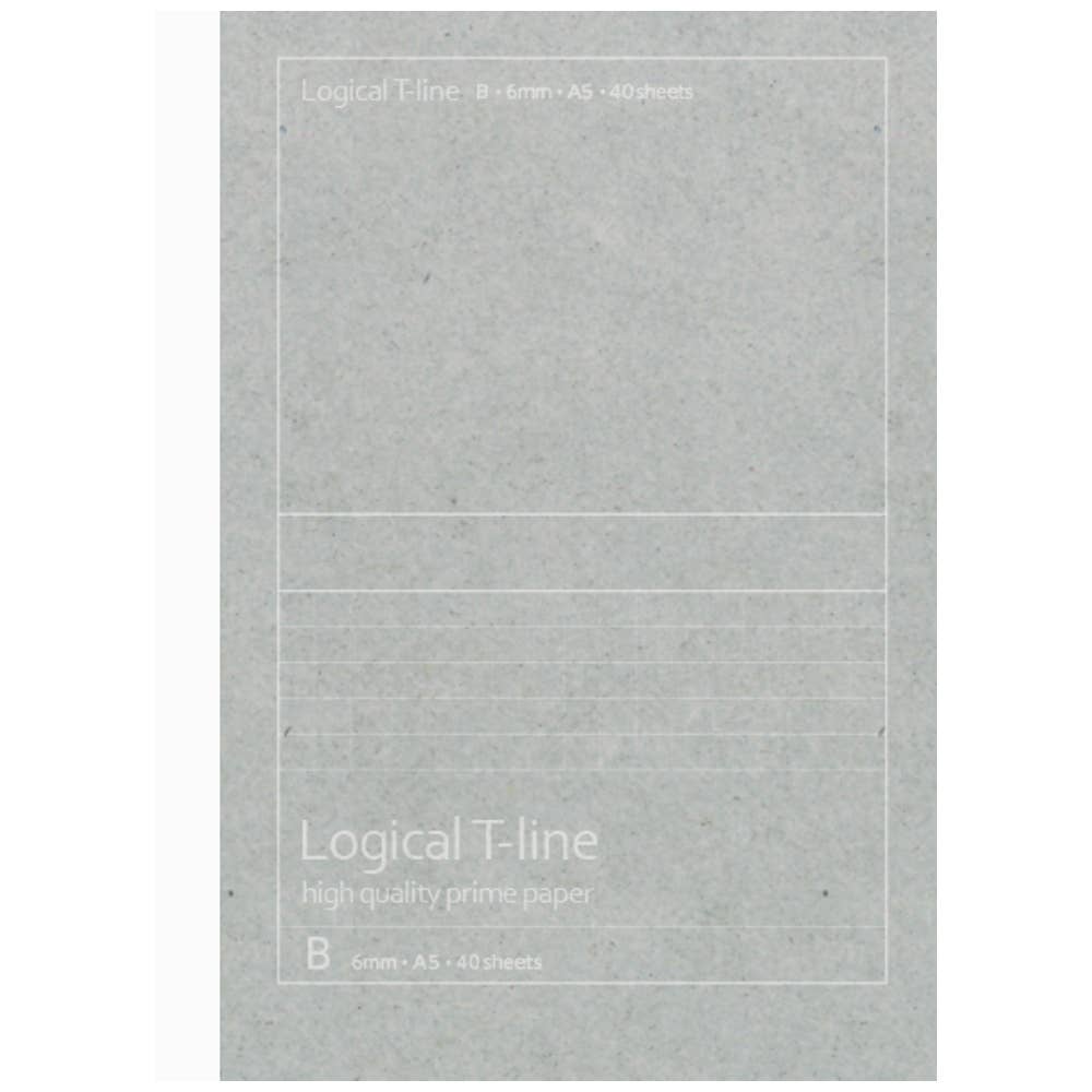 Logical T-Line Prime Paper Notebook (A5) Unique Visible line
