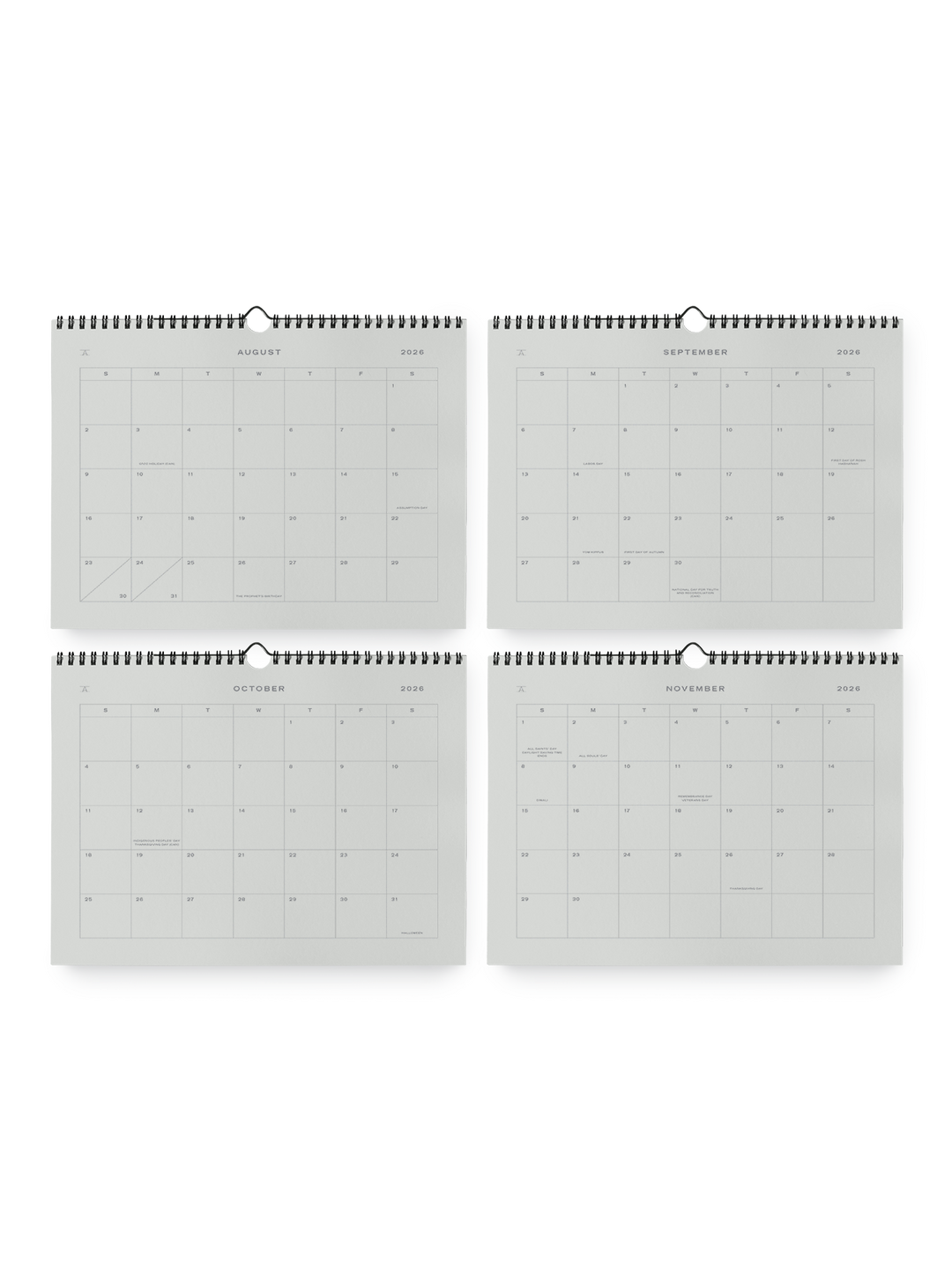 Appointed : 26-27 Studio Wall Calendar