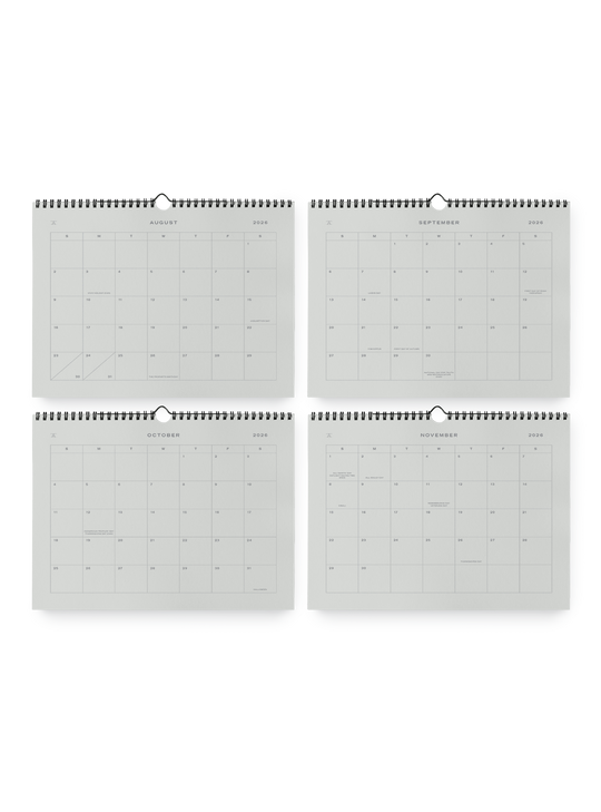 Appointed : 26-27 Studio Wall Calendar