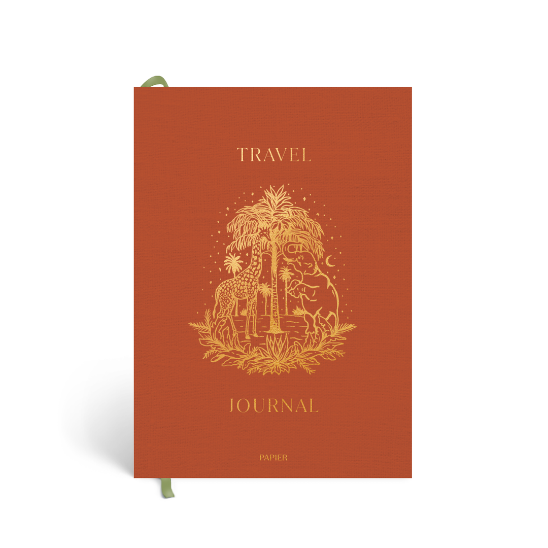 Papier : Guided Travel Journal : Hardcover : All Aboard : A5