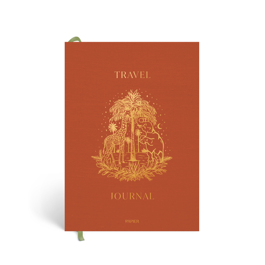 Papier : Guided Travel Journal : Hardcover : All Aboard : A5