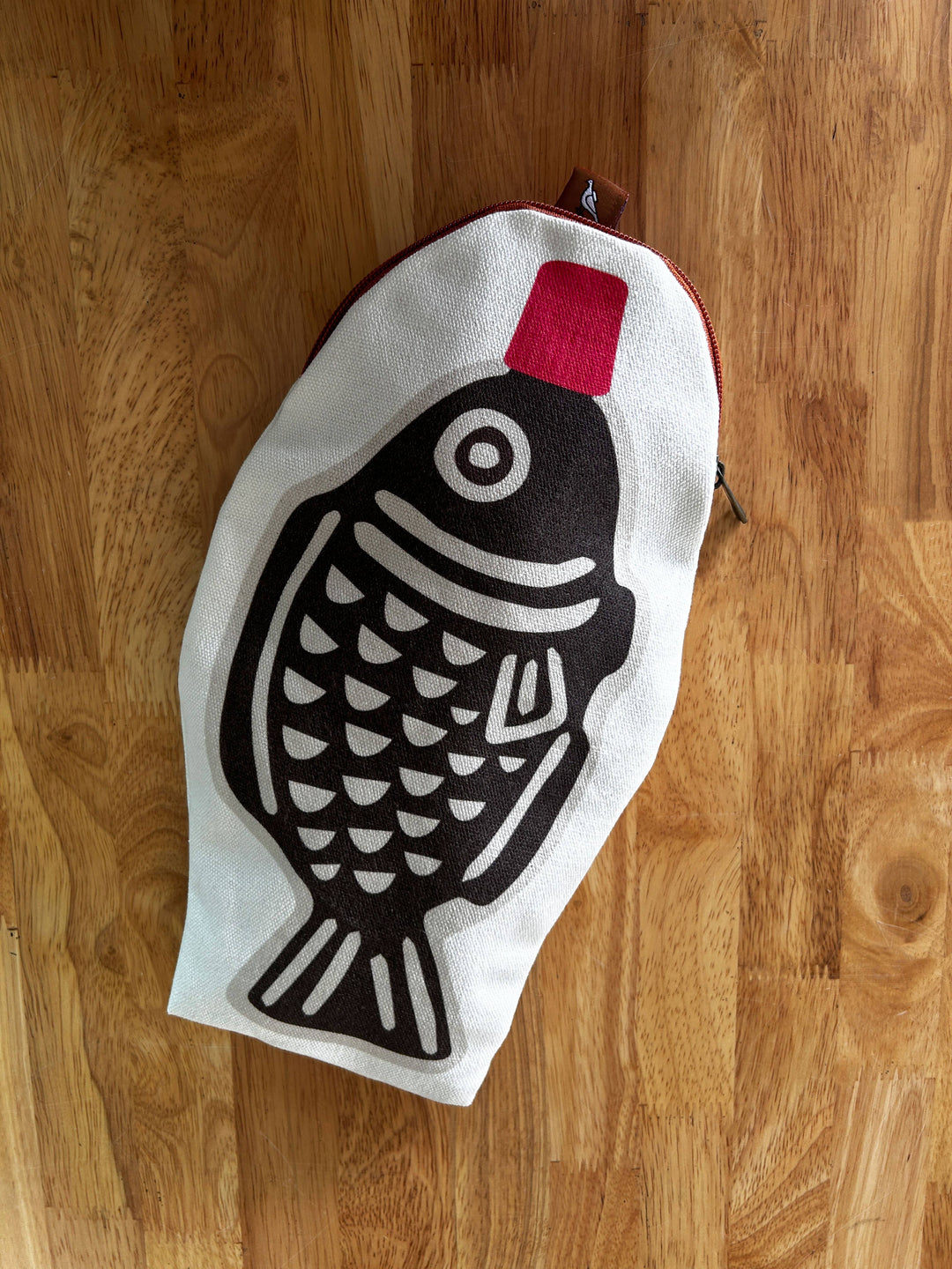 Maivan Goodies Co. : Soy Fish Canvas Zipper Pouch/Pencil Case