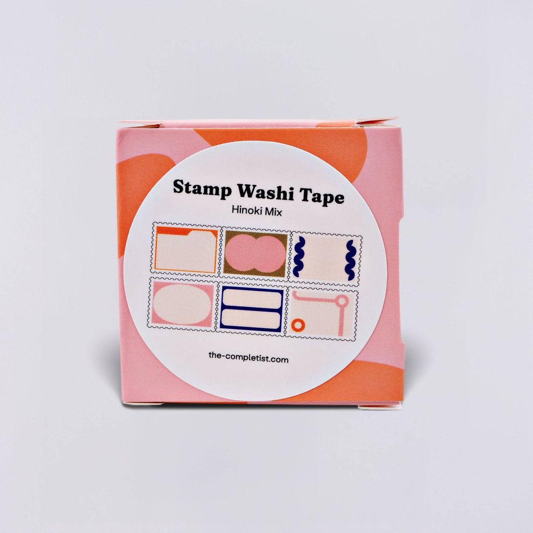 The Completist : Hinoki Mix Stamp Washi Tape