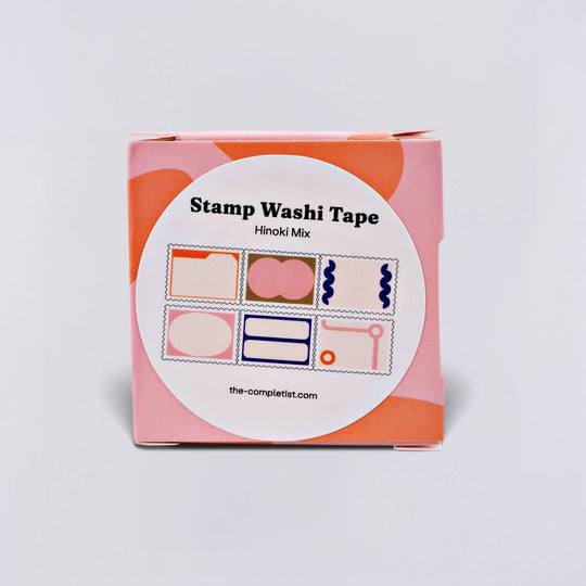 The Completist : Hinoki Mix Stamp Washi Tape