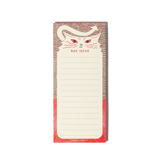 Bromstad Printing : Bad Ideas - Tall Risograph Notepad