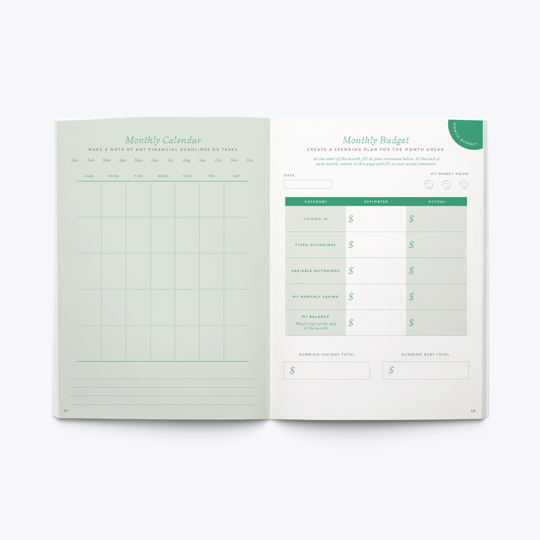 Papier : Guided Finance Planner : Hardcover : A5