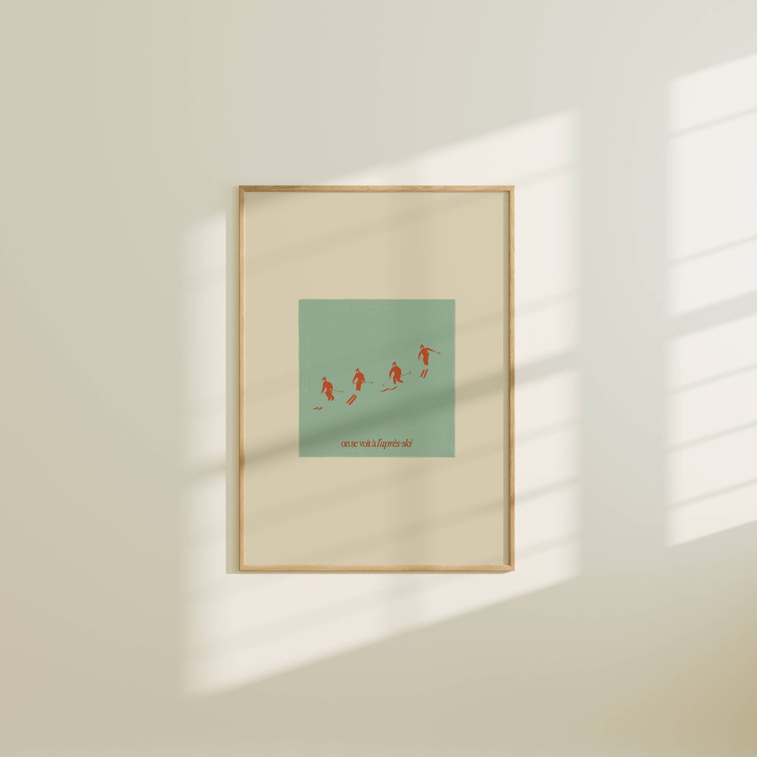 Artbaby : Apres Ski Art Print