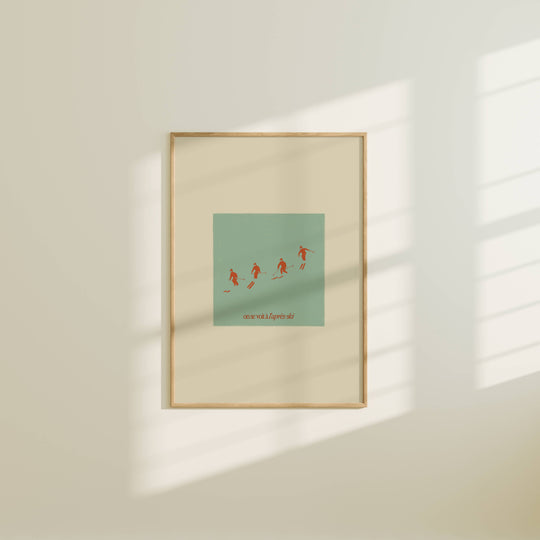 Artbaby : Apres Ski Art Print