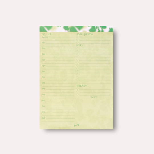 The Completist : Hazy Daily Planner Pad