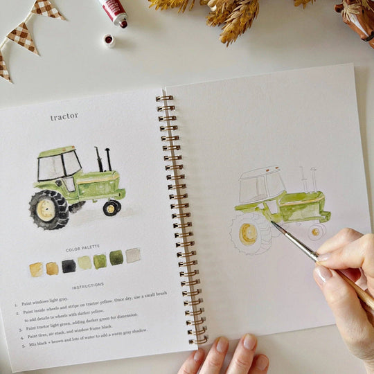 Emily Lex : Farm watercolour workbook