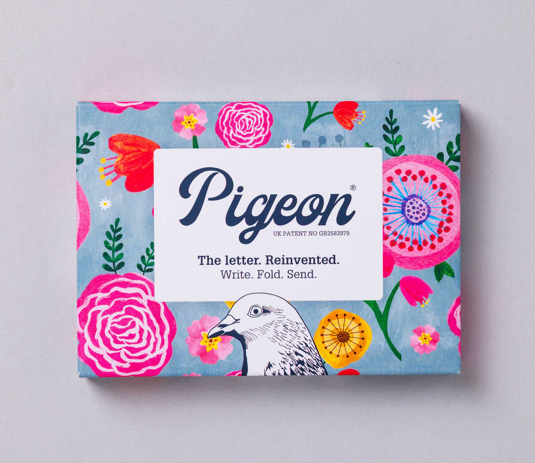 Pigeon Posted : Wildflower Pigeon : Pack of 6 Letters